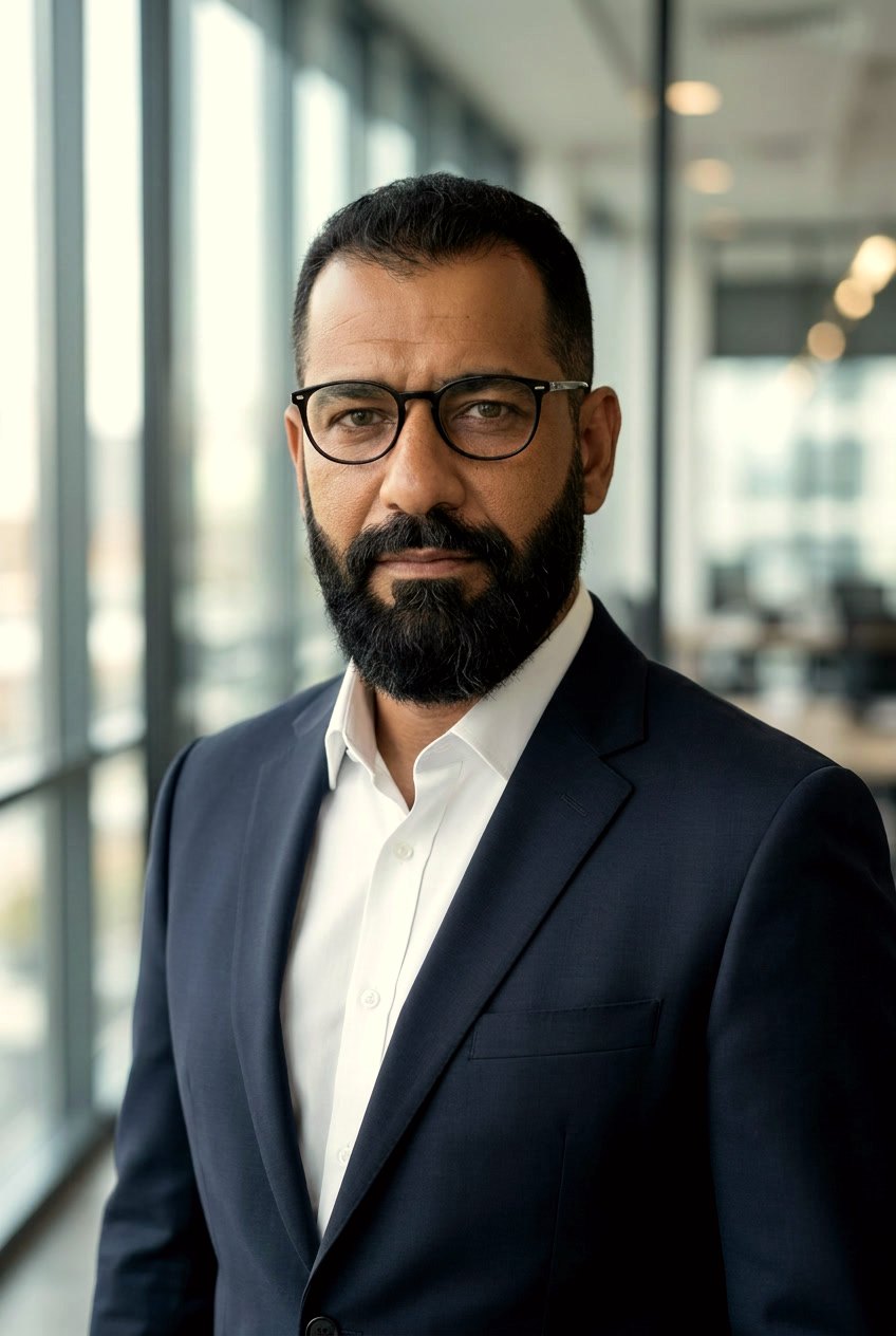 Bruno Caetano, consultor de marketing e IA, retrato em preto e branco